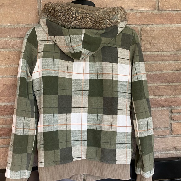 Roxy Green Plaid Jacket - Picture 5 of 9